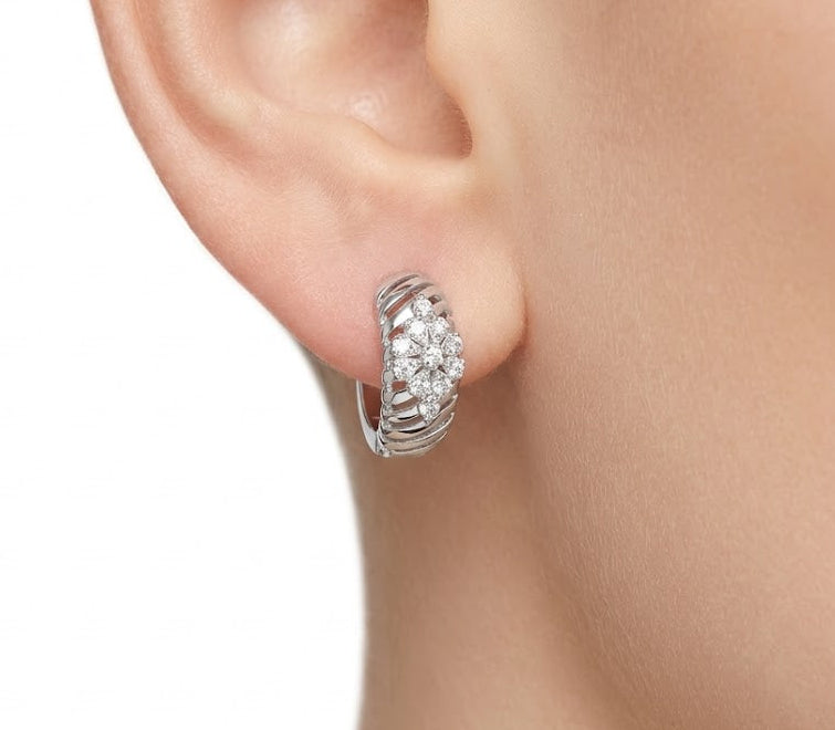 1.40 Ct. Doğal Pırlanta Londia Flora Koleksiyonu Seti 14K Altın