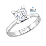 1.50 Karat F Rengi HRD Uluslararası Sertifikalı Valentine Model Tektaş