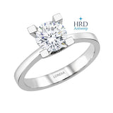 1.50 Karat F Rengi HRD Uluslararası Sertifikalı Valentine Model Tektaş