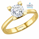1.50 Karat F Rengi HRD Uluslararası Sertifikalı Valentine Model Tektaş