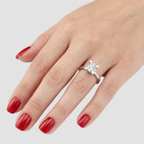 1.50 Karat F Rengi HRD Uluslararası Sertifikalı Valentine Model Tektaş