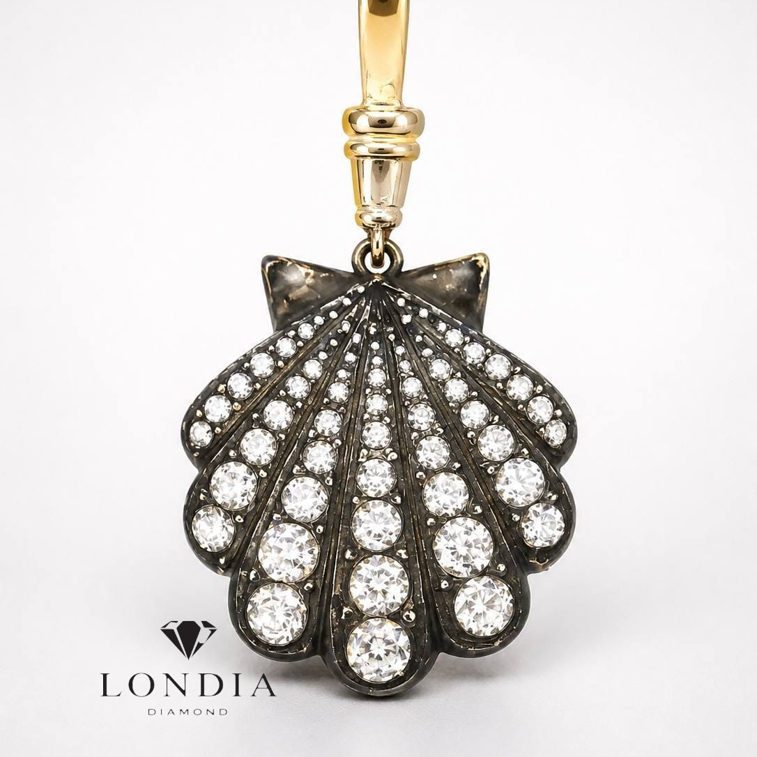 1.60 Karat Doğal Elmas Charm Kolye