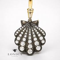 1.60 Karat Doğal Elmas Charm Kolye