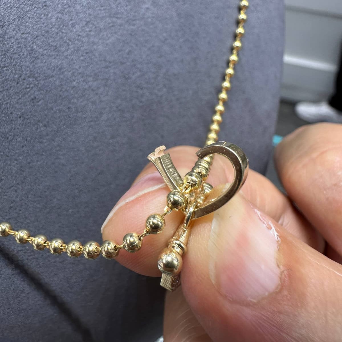 1.90 Karat Doğal Pırlanta Kalp Tasarımlı Charm Kolye