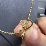 1.90 Karat Doğal Pırlanta Kalp Tasarımlı Charm Kolye