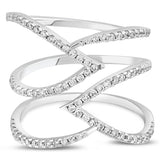 0,55 Ct Doğal Pırlanta Çizgi Zyra Tasarım Yüzük 18K Altın