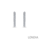 14K Altın 0,45 Ct Pırlanta Halka Küpe