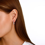 14K Altın 0,45 Ct Pırlanta Halka Küpe