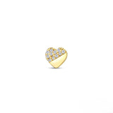 0,04 Karat Londia Heart Pırlanta Tasarım Piercing