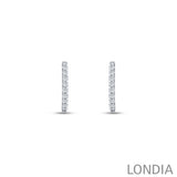 14K Altın 0,15 Ct Pırlanta Halka Küpe