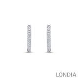 14K Altın 0,25 Ct Pırlanta Halka Küpe