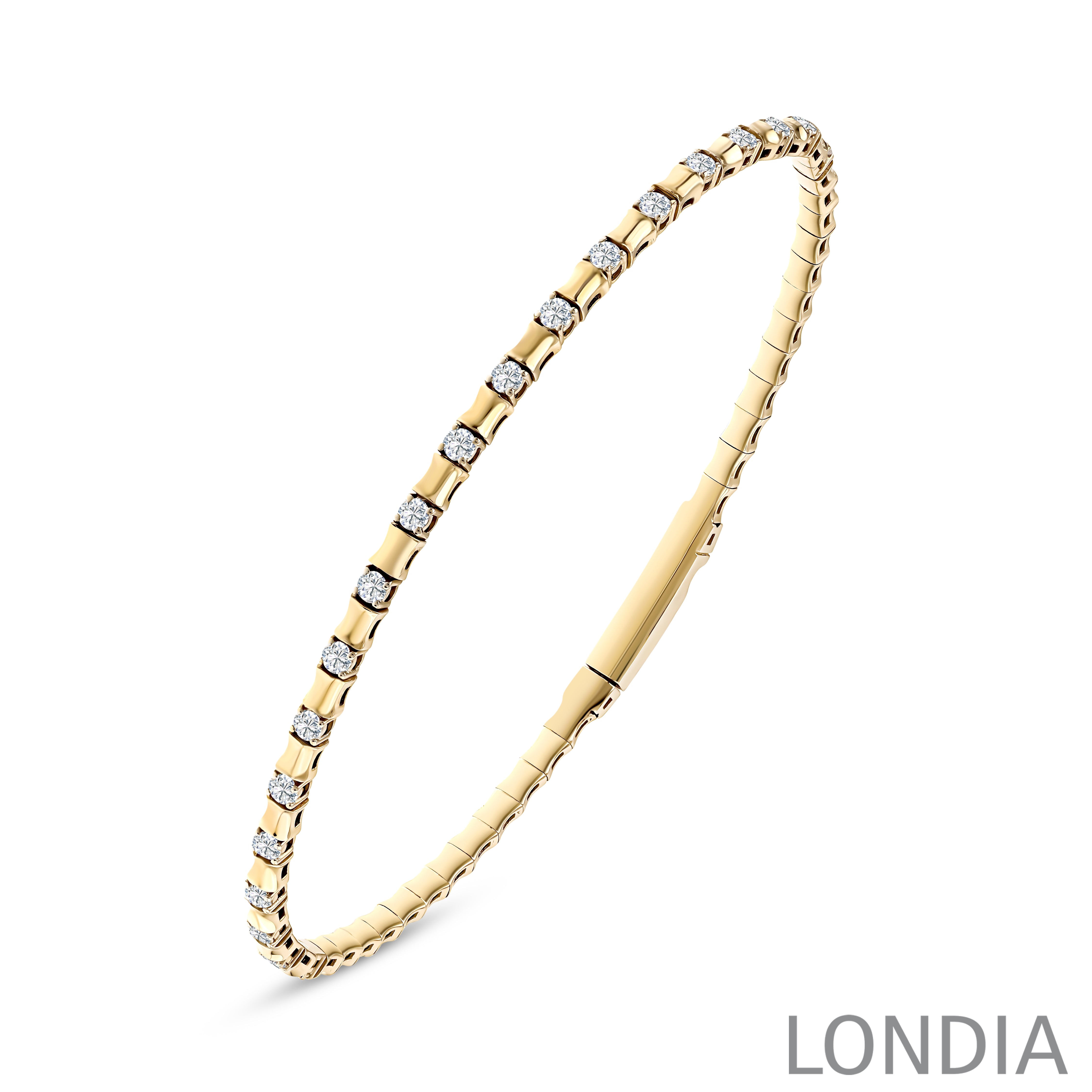 14 Ayar Altın 0,60 Karat Flexible Koleksiyon Pırlanta Bilezik