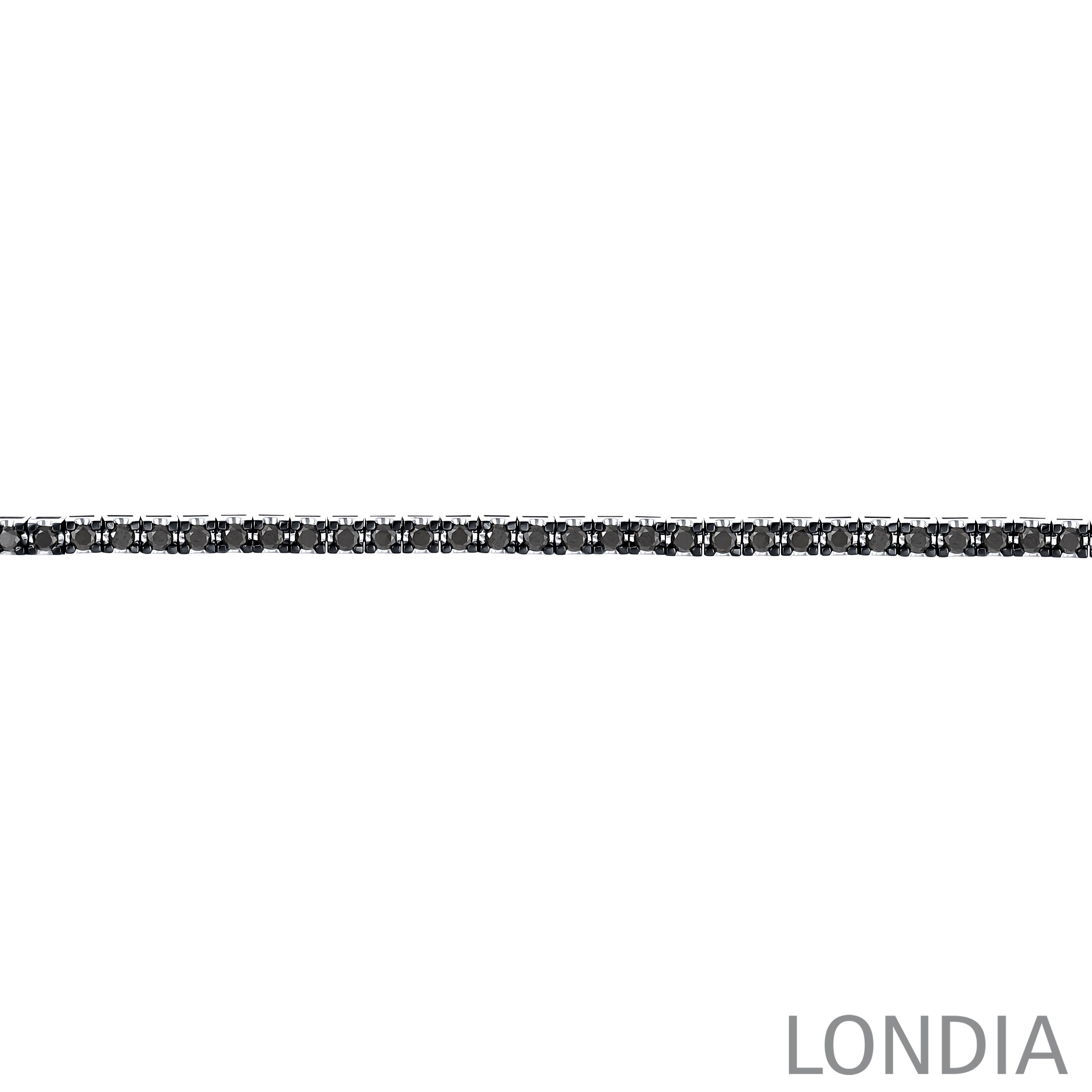 14 Ayar Altın 3,10 Karat Clair Koleksiyonu Siyah Pırlanta Erkek Bilekliği