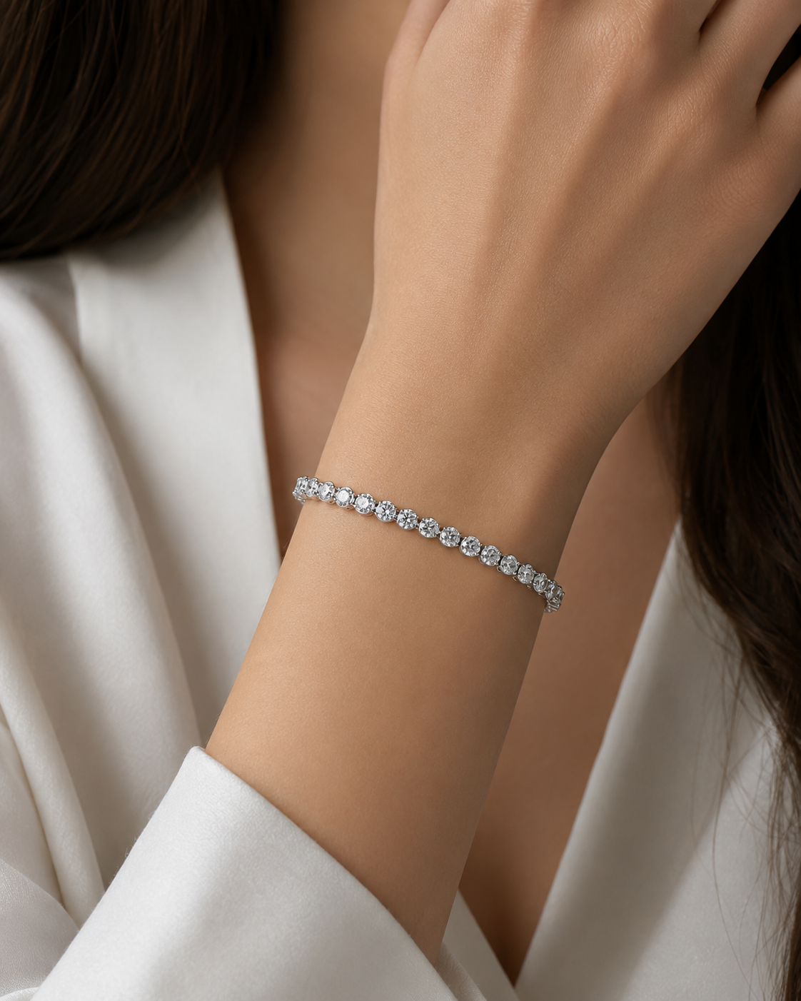 14 Ayar Altın 4,00 Karat Super Light Crown Bileklik