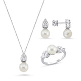 1,45 Karat İncili Pırlanta Set