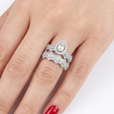 1,80 Ct. Doğal Pırlanta Evlilik Yüzük Seti | LONDIA