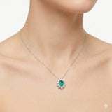 2,00 Karat Doğal Pırlantalı Zümrüt Set