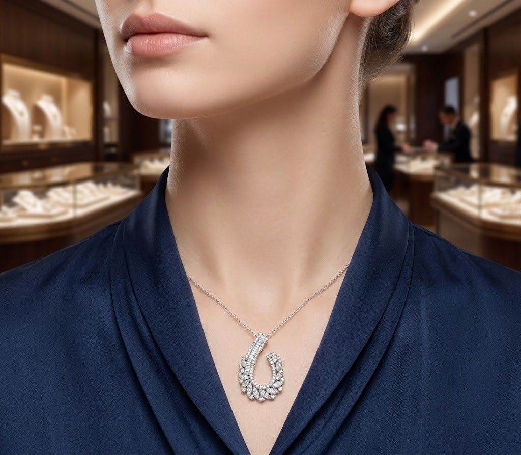 3.95 Karat Doğal Pırlanta Tasarım Set 18 Ayar Altın