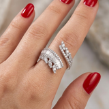 3.95 Karat Doğal Pırlanta Tasarım Set 18 Ayar Altın