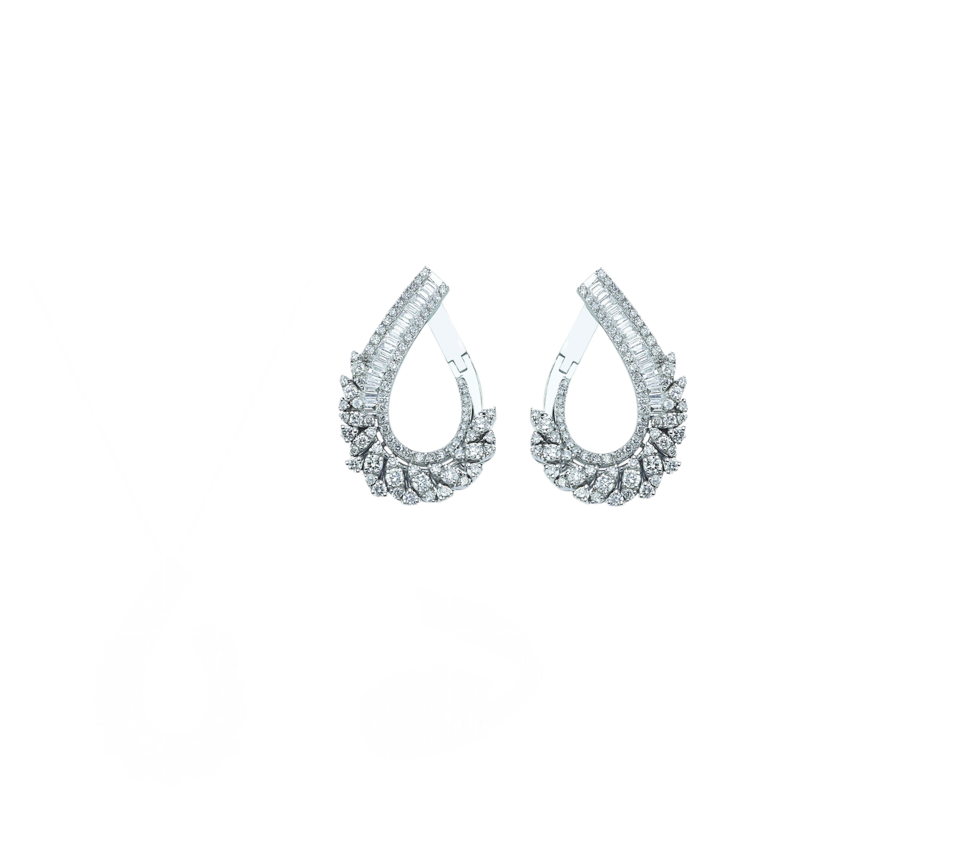 3.95 Karat Doğal Pırlanta Tasarım Set 18 Ayar Altın
