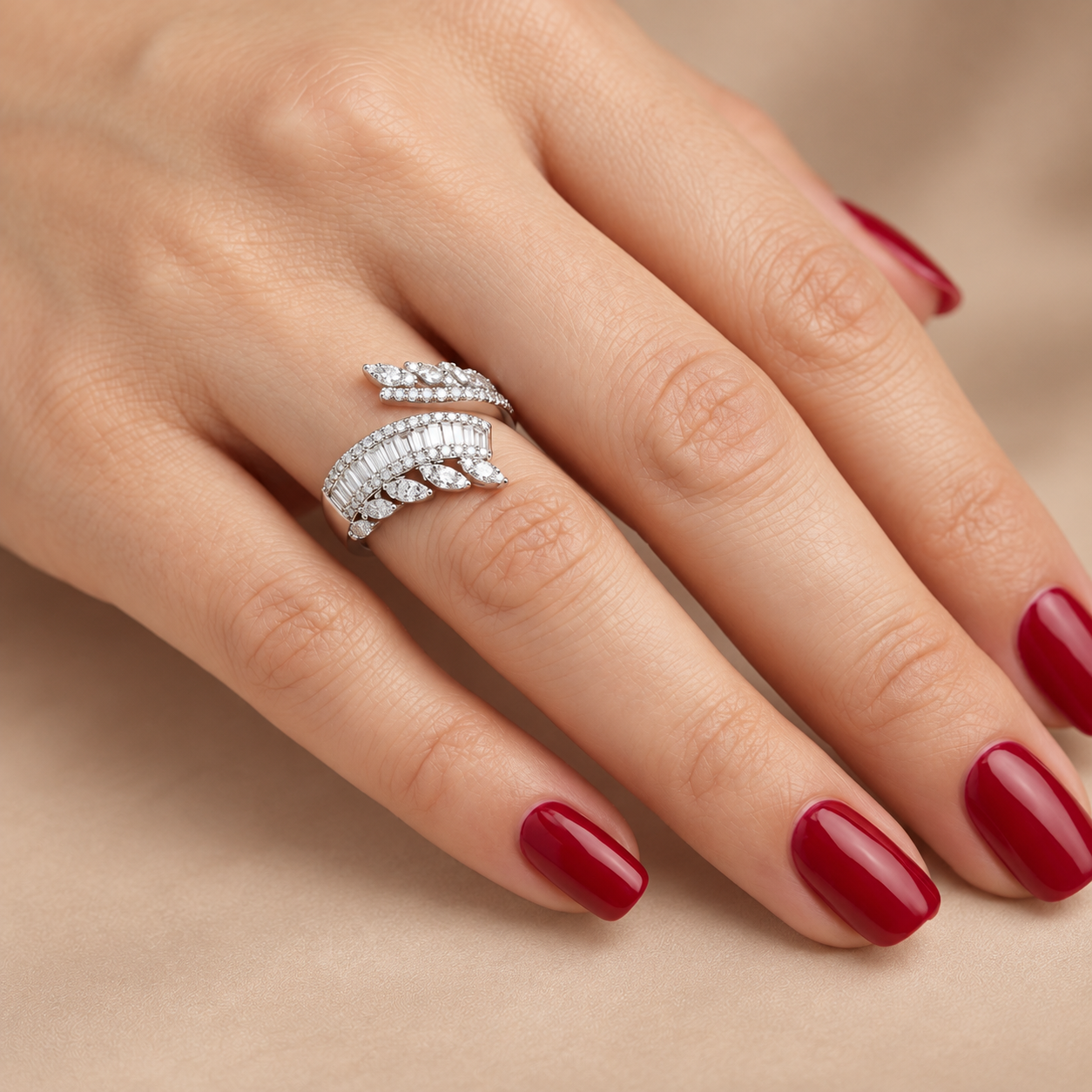 3.95 Karat Doğal Pırlanta Tasarım Set