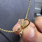 4.65 Karat Damla Kesim Zümrüt Charm Kolye