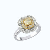 5,95 Karat Fancy Yellow Pırlanta Tasarım Set