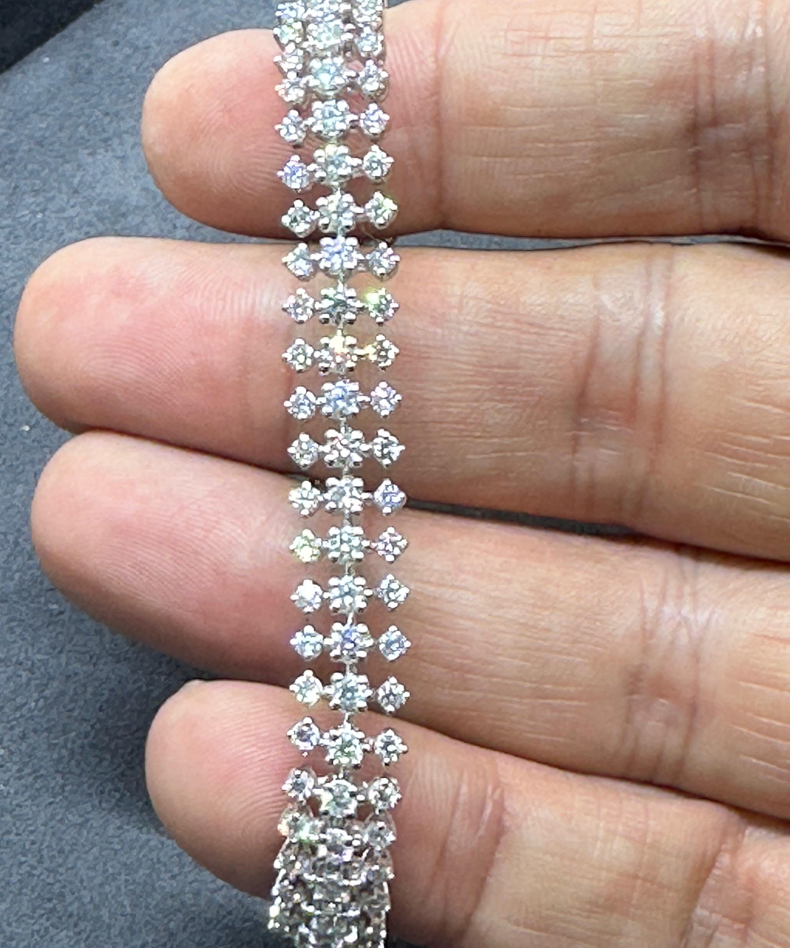 5 Karat Doğal Pırlanta Crush Tasarım Bileklik