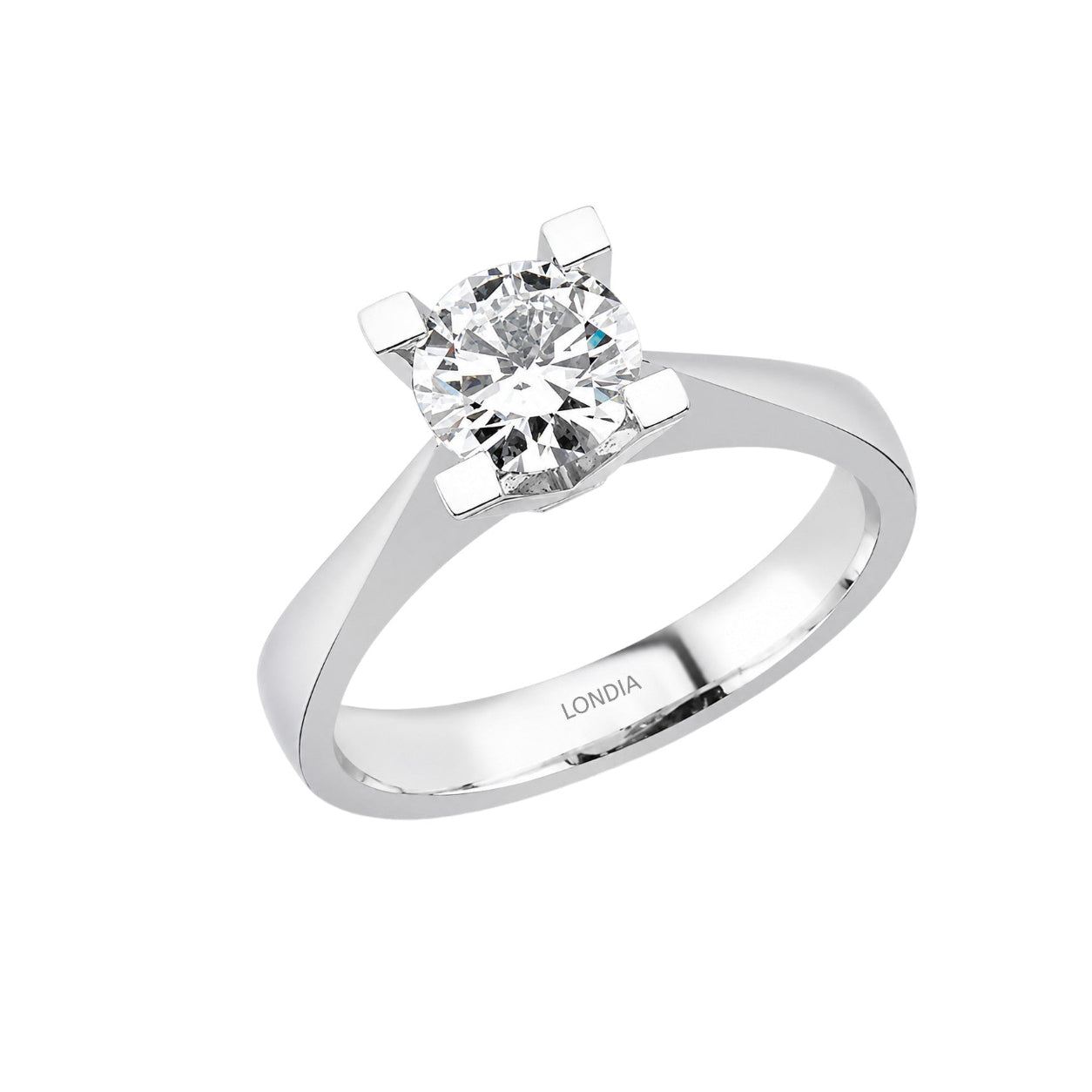  1.00 Karat Doğal Pırlanta Tektaş Yüzük