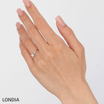 0.25 Ct. Doğal Pırlanta Tektaş ‘Butterfly’ Yüzük, 14 Ayar Altın