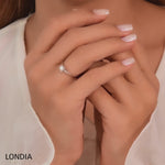 0.30 Ct. Doğal Pırlanta Tektaş ‘Klasik’ Yüzük, 14 Ayar Altın