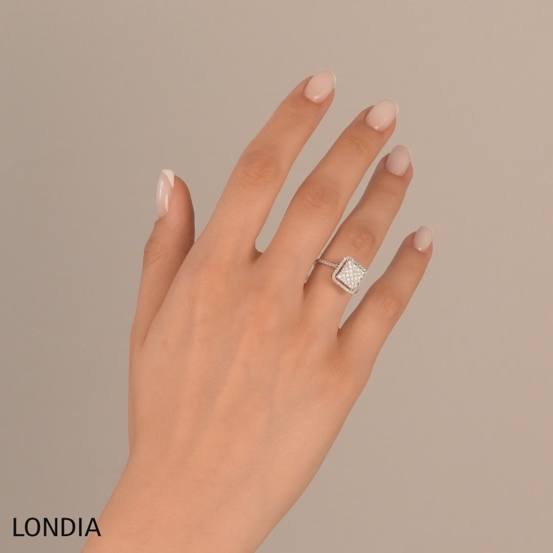 0.55 Karat Doğal Pırlanta Minimal Tasarım Yüzük 