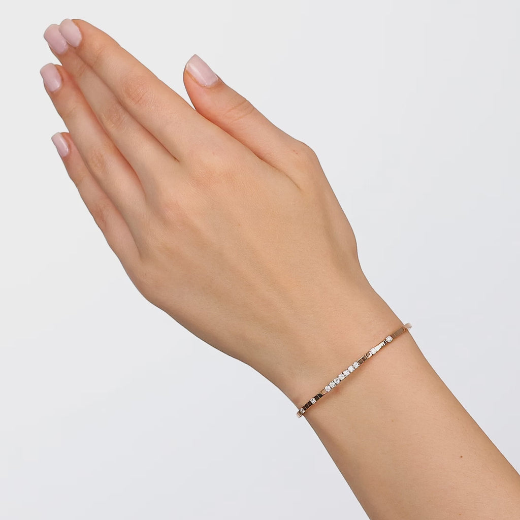 14 Ayar Altın 0,50 Karat Flexible Koleksiyon Pırlanta Bilezik