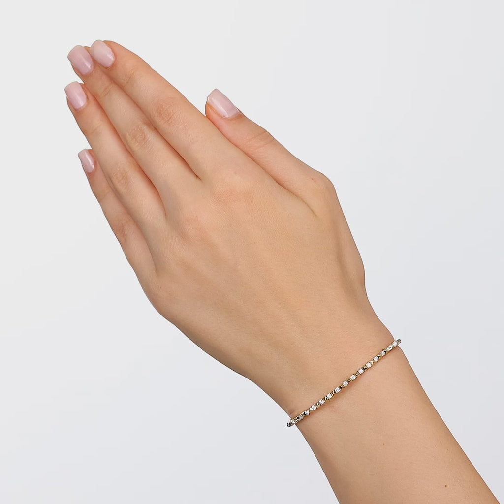 14 Ayar Altın 0,60 Karat Flexible Koleksiyon Pırlanta Bilezik