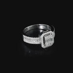 1.00 Karat Dogal Pirlanta Baget Tasli Pirlanta Yuzuk LONDIA_